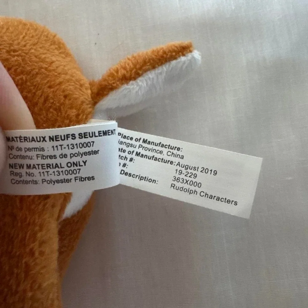 Rudolph the red nosed reindeer plush  toy